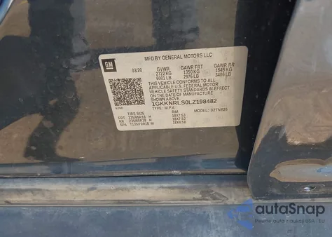 2020 GMC Acadia Fwd Sle from USA, damaged, VIN 1GKKNRLS0LZ198482